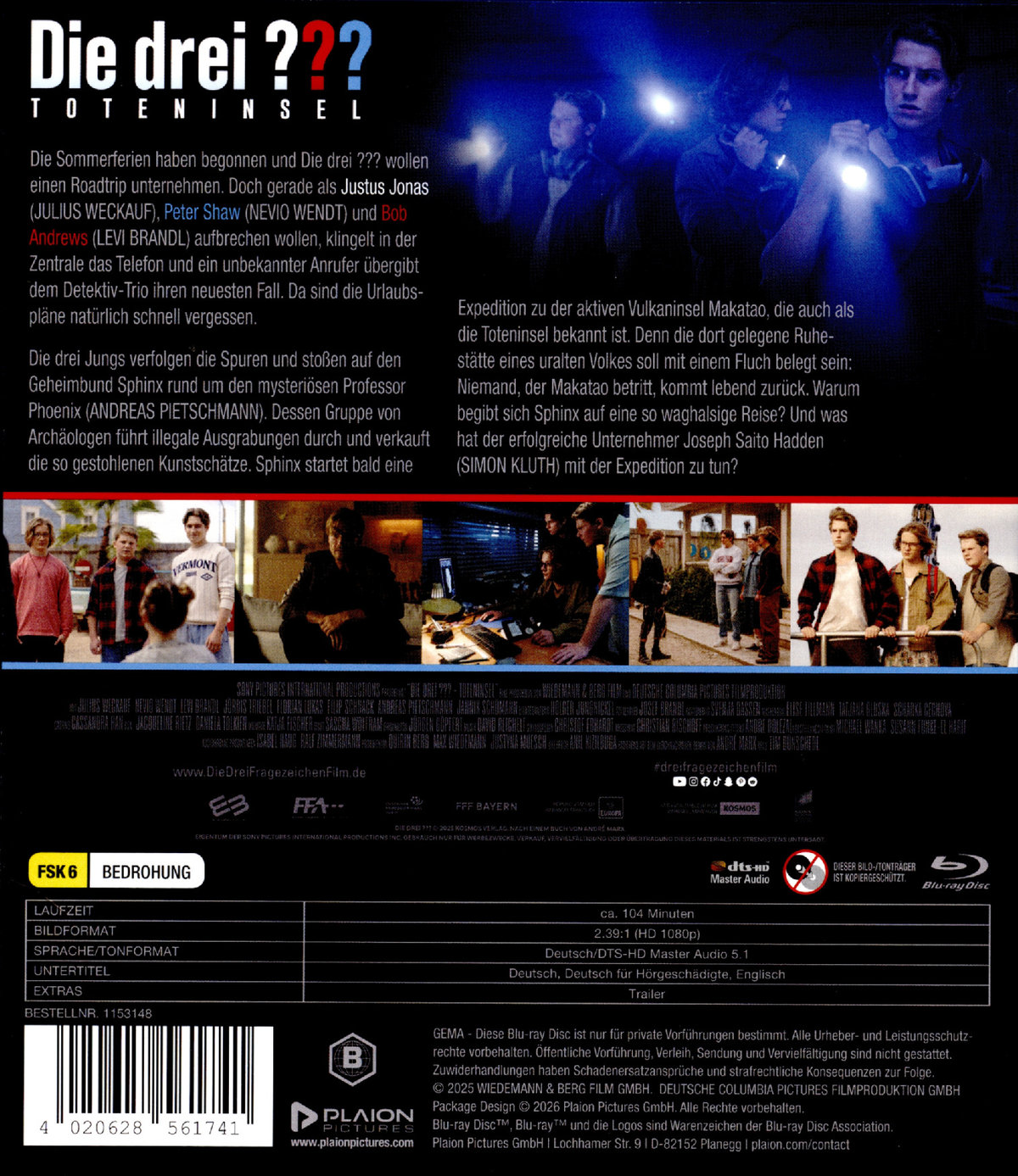 Die drei ??? - Toteninsel  (Blu-ray Disc)