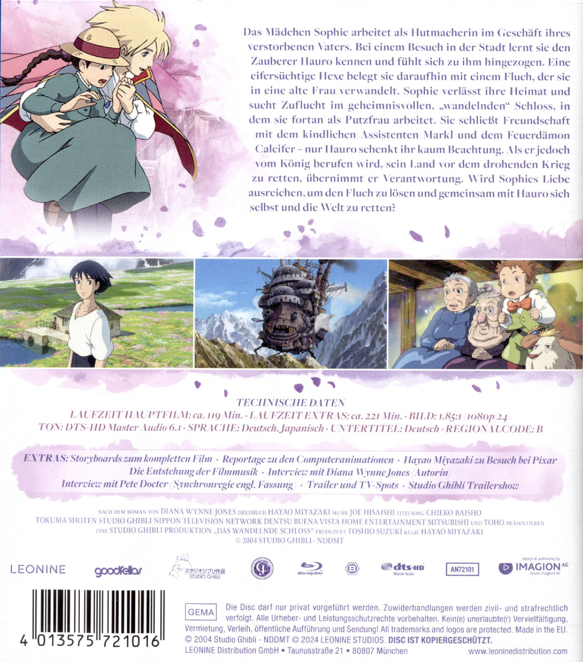 Das wandelnde Schloss - White Edition  (Blu-ray Disc)