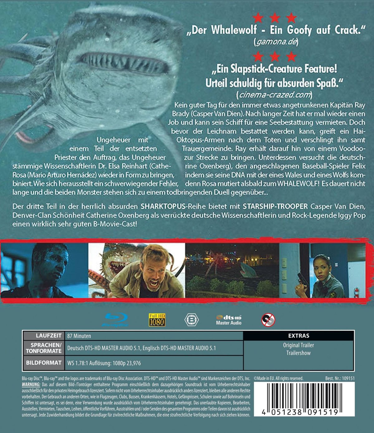 Sharktopus vs Whalewolf - Uncut Edition (Best of Hai-Shocker)  (Blu-ray Disc)