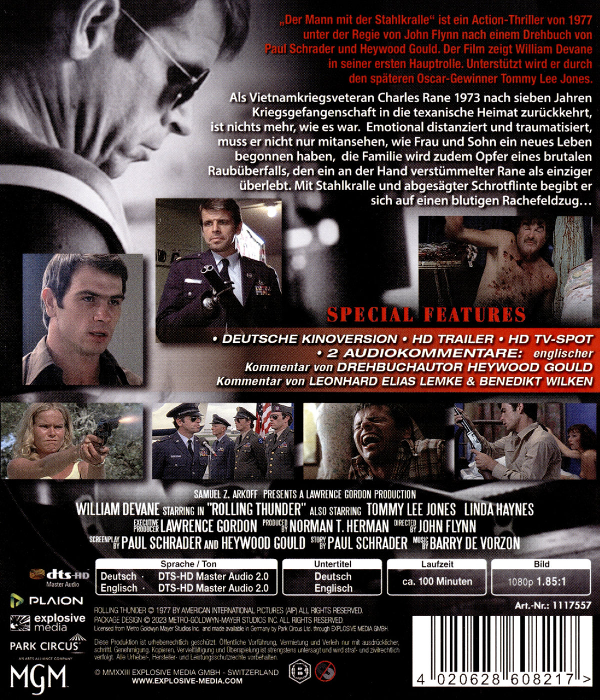 Mann mit der Stahlkralle, Der (blu-ray)
