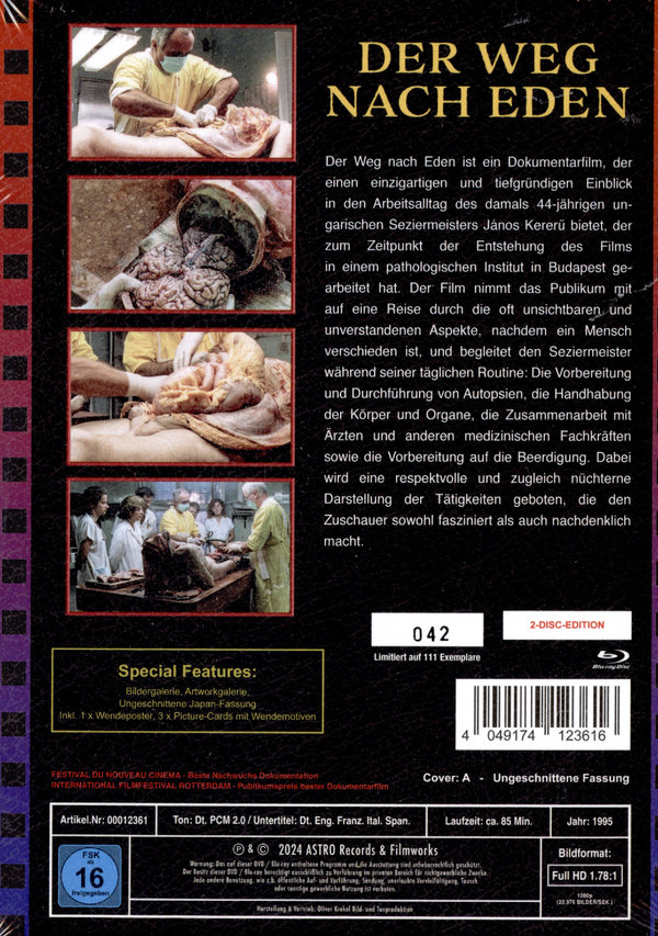 Der Weg nach Eden - Uncut Mediabook Edition  (DVD+blu-ray) (A) Der Weg nach Eden - Uncut Mediabook Edition  (DVD+blu-ray) (A)