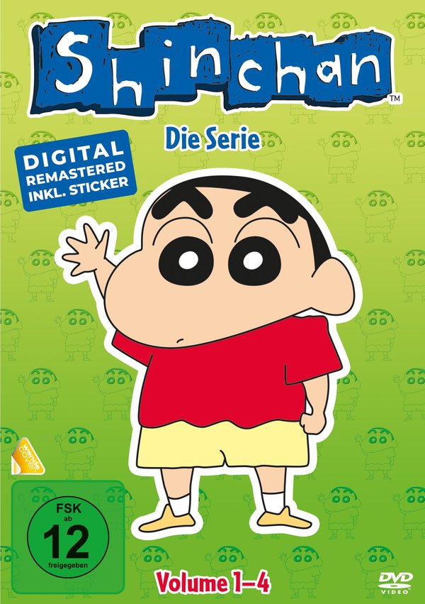 SHIN CHAN - Die Serie - Boxset Vol. 1-4 inkl. Sticker LTD. - (DIGITAL REMASTERED)  (DVD) SHIN CHAN - Die Serie - Boxset Vol. 1-4 inkl. Sticker LTD. - (DIGITAL REMASTERED)  (DVD)