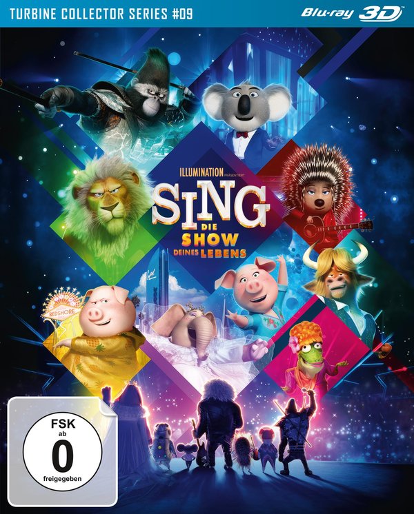 Sing 2: Die Show deines Lebens 3D - Turbine Collector Series #09  (Blu-ray 3D)  (Blu-ray 3D)