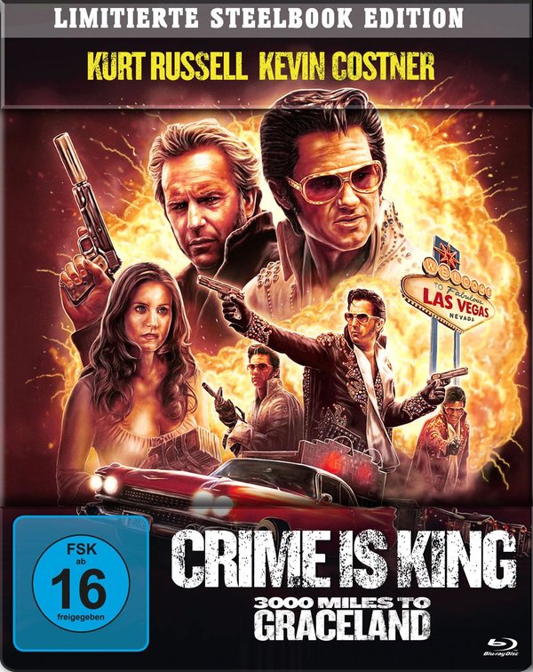 Crime is King - 3000 Miles to Graceland - Uncut Steelbook Edition (blu-ray)