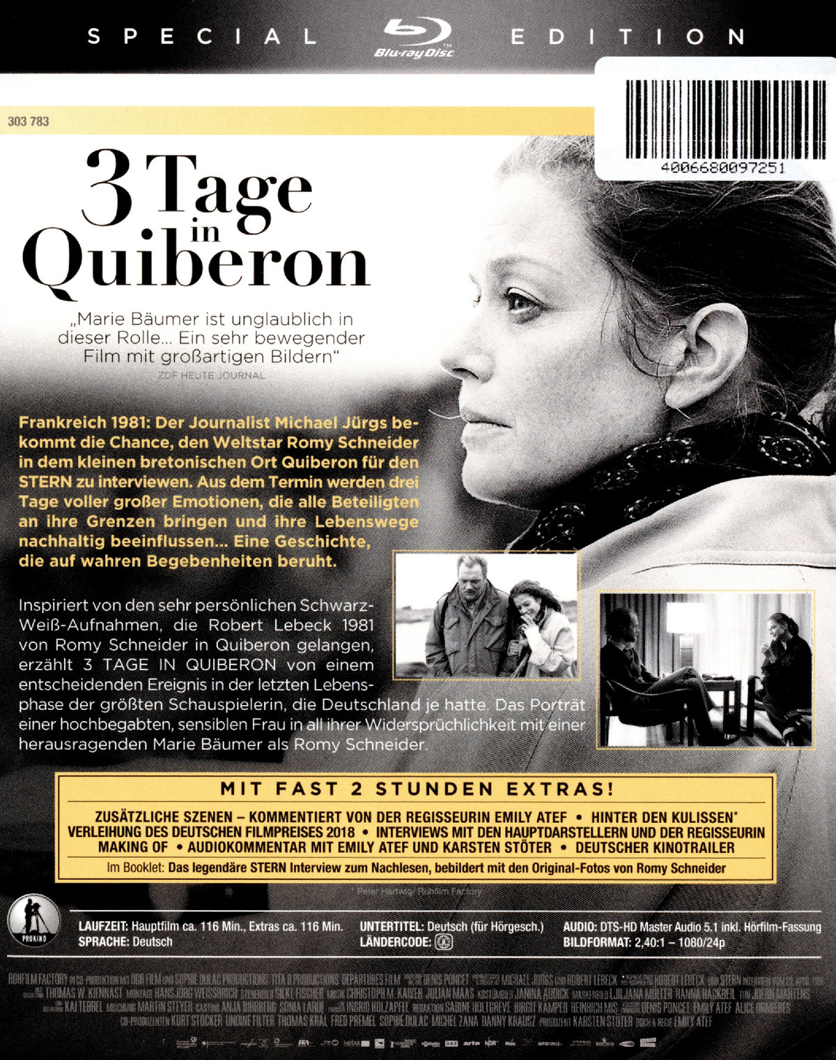 3 Tage in Quiberon - Special Edition  (Blu-ray Disc)
