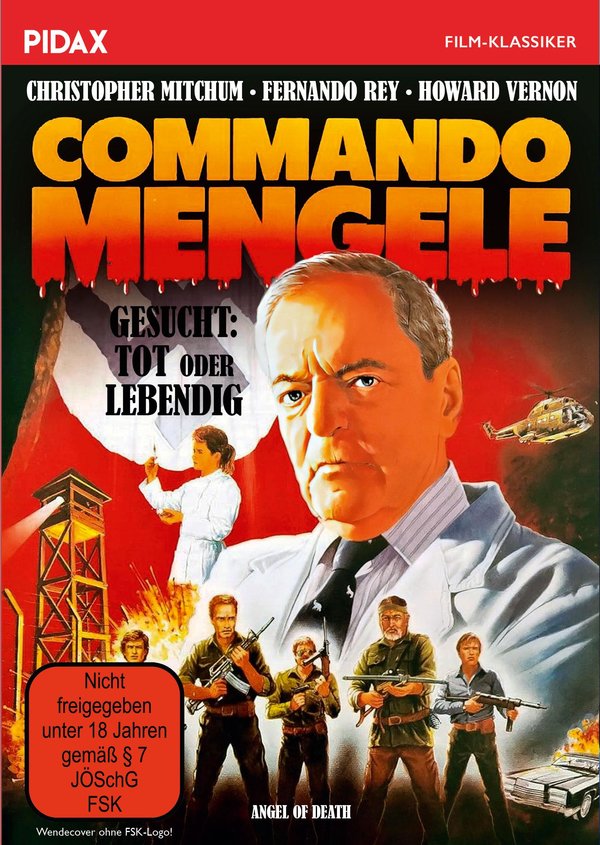 Commando Mengele - Gesucht: Tot oder lebendig (Angel of Death) / Actionthriller von Kultregisseur Jess Franco (Pidax Film-Klassiker)  (DVD)