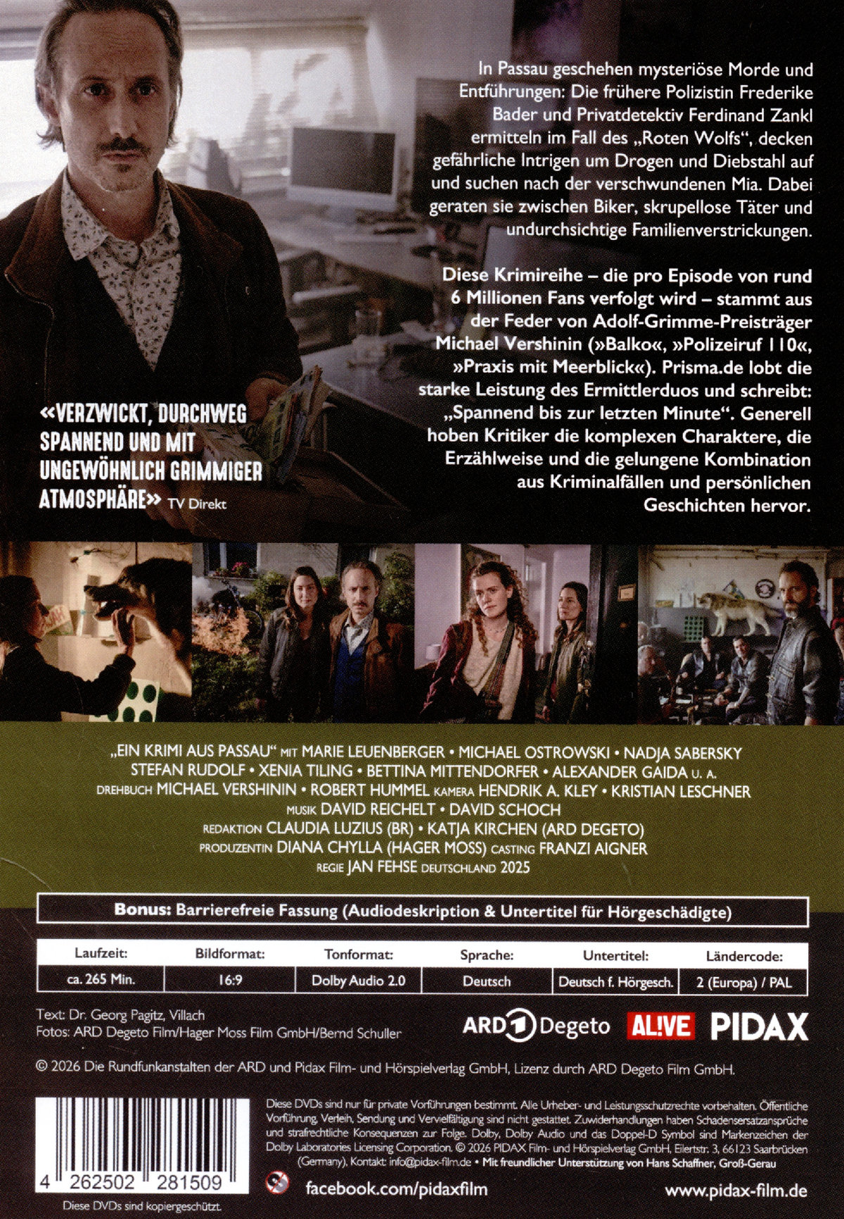 Ein Krimi aus Passau, Vol. 3 / Drei Spielfilmfolgen der erfolgreichen Krimireihe  [2 DVDs]  (DVD)