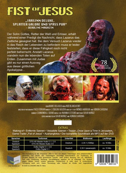 Fist of Jesus - Uncut Mediabook Edition (DVD+blu-ray) (B)