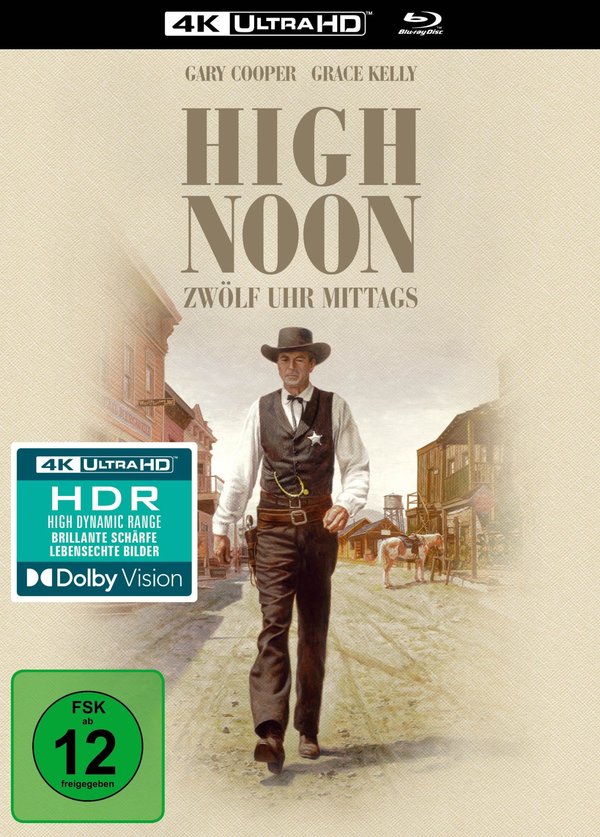 12 Uhr mittags - High Noon - Uncut Mediabook Edition  (4K Ultra HD+blu-ray)