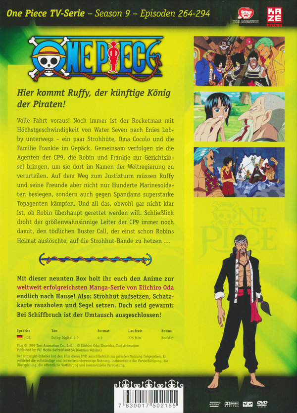 One Piece - TV-Serie Box Vol. 9  [6 DVDs]  (DVD)