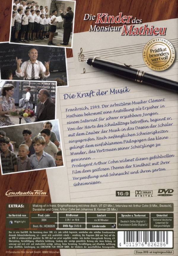 Die Kinder des Monsieur Mathieu  (DVD)