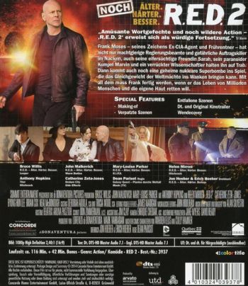 RED 2 - Noch älter. Härter. Besser (blu-ray)