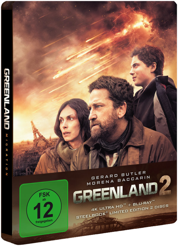 Greenland 2 - Limited Steelbook Edition  (4K Ultra HD) (+ Blu-ray)