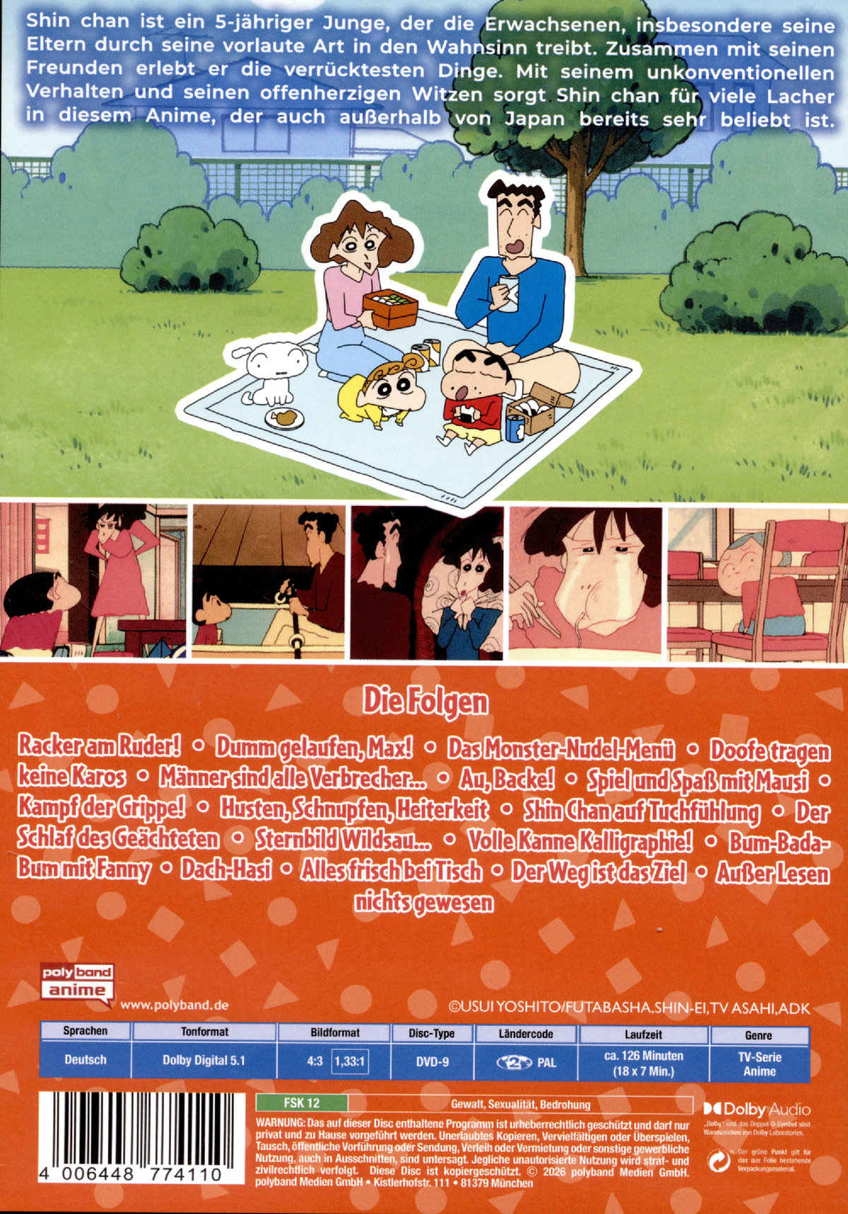 SHIN CHAN - Die Serie - Vol. 11 - (DIGITAL REMASTERED)  (DVD)