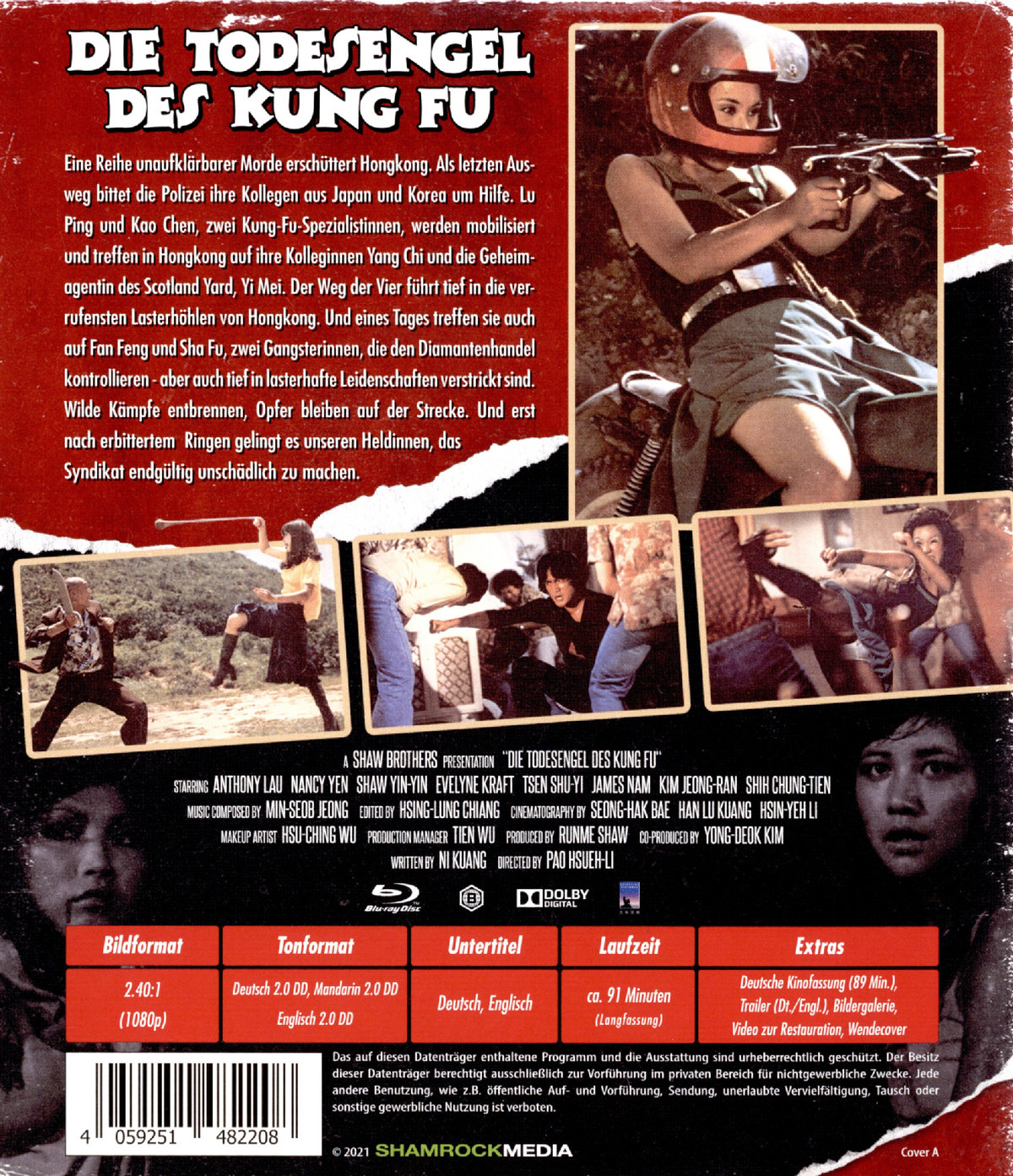 Todesengel des Kung Fu, Die (blu-ray) (A)