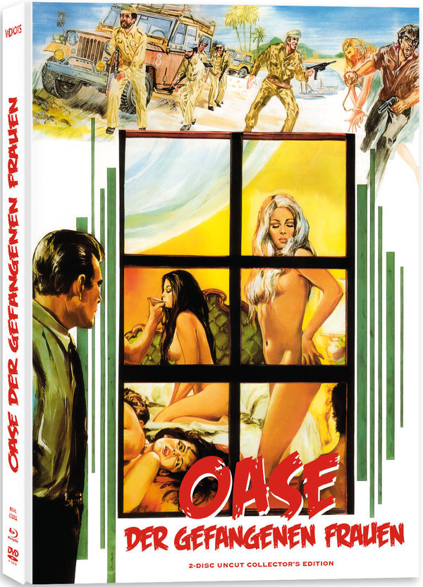 Oase der gefangenen Frauen - Uncut Mediabook Edition  (DVD+blu-ray) (B)