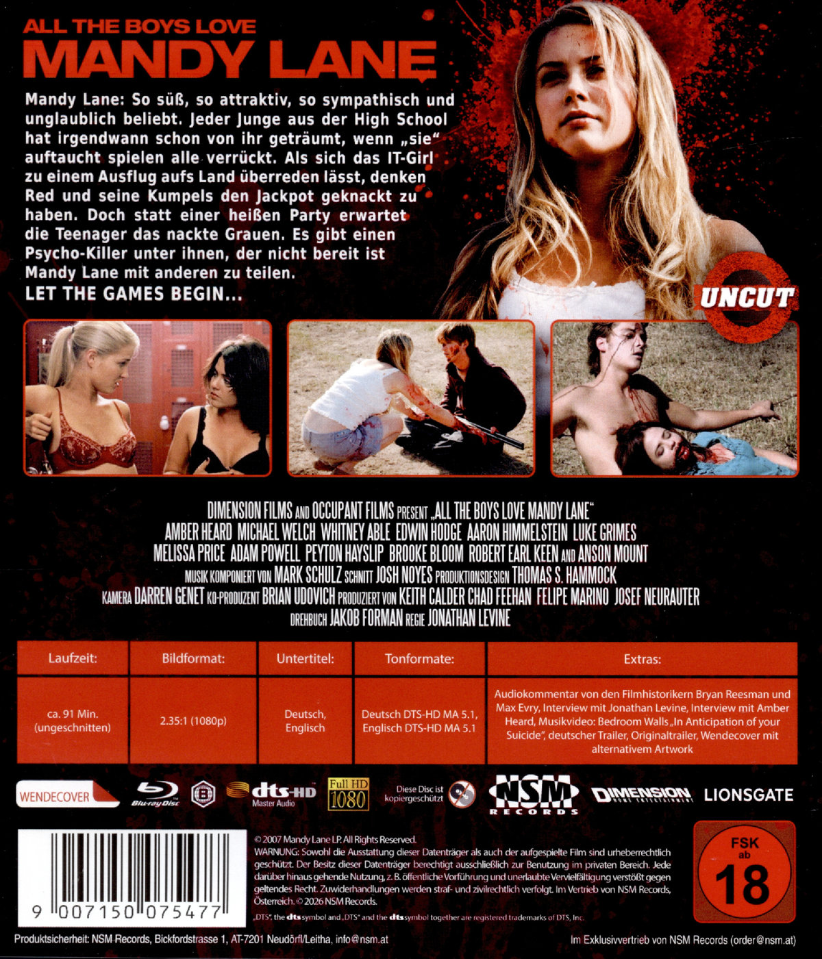 All the Boys Love Mandy Lane (uncut)  (Blu-ray Disc)