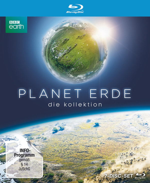 Planet Erde - Die Kollektion. Limited Edition im edlen Bookpak. Planet Erde & Planet Erde II erstmals in einer Sammelbox.  [7 BRs]  (Blu-ray Disc)