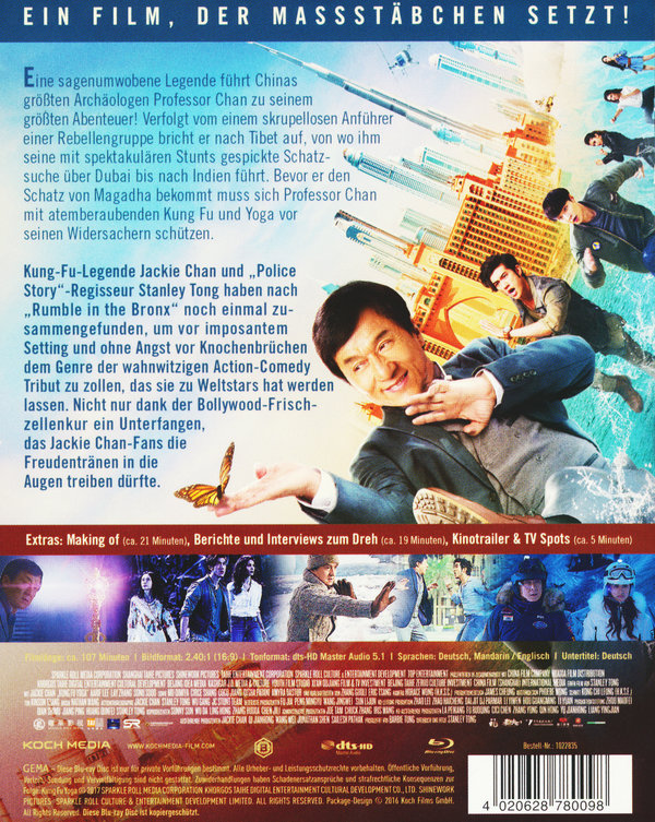 Kung Fu Yoga - Der goldene Arm der Götter (blu-ray)