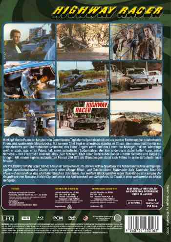 Highway Racer - Poliziotto Sprint - Uncut Mediabook Edition (DVD+blu-ray) (B)