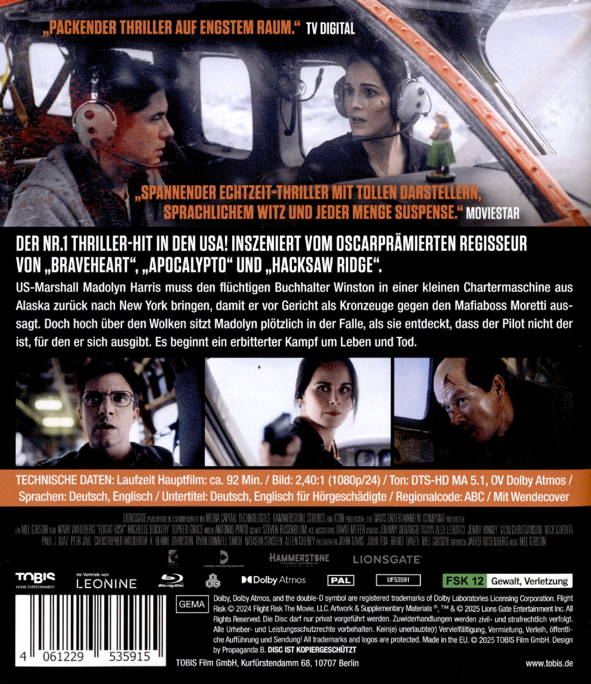 Flight Risk  (Blu-ray Disc)