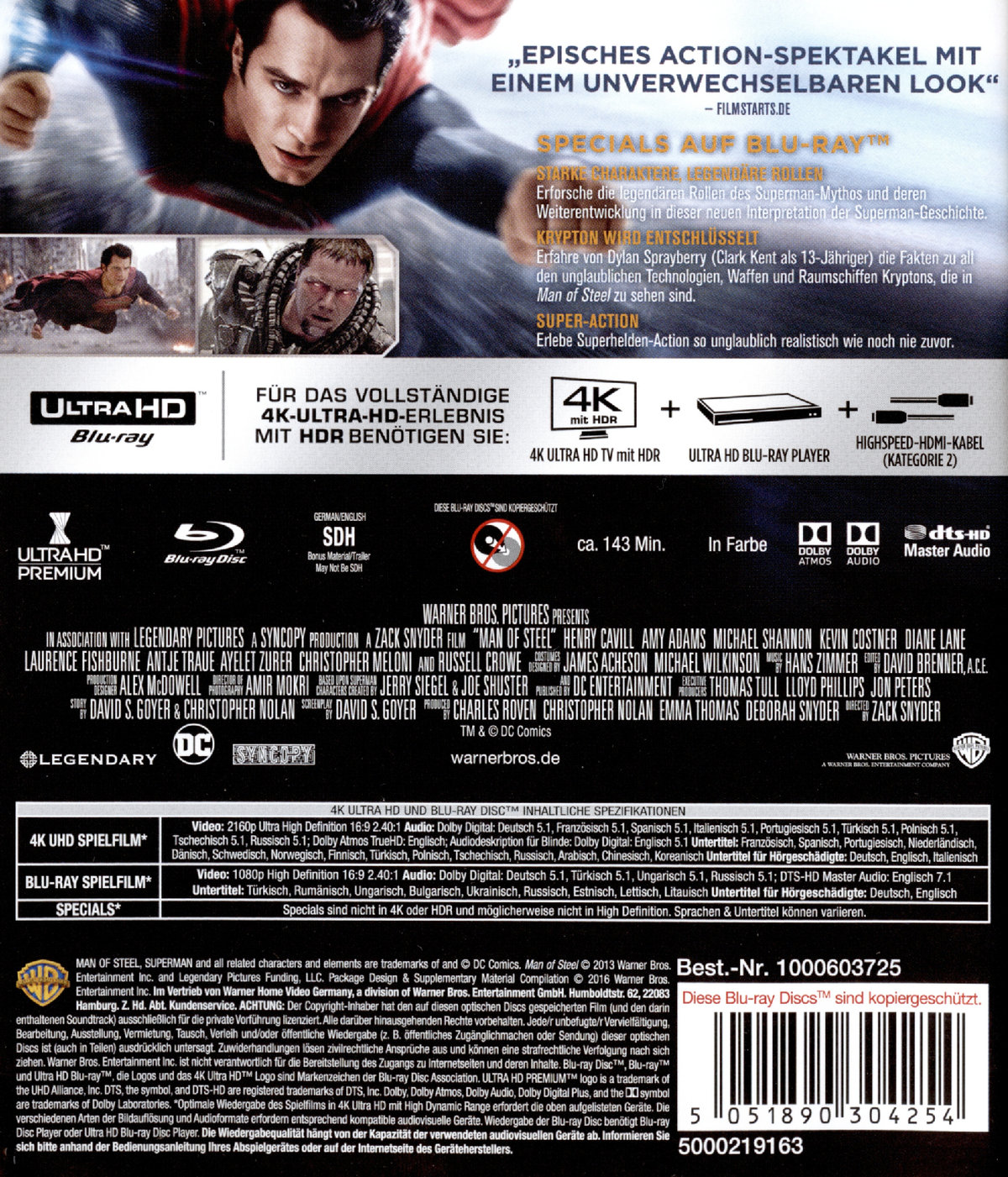 Man of Steel (4K Ultra HD)