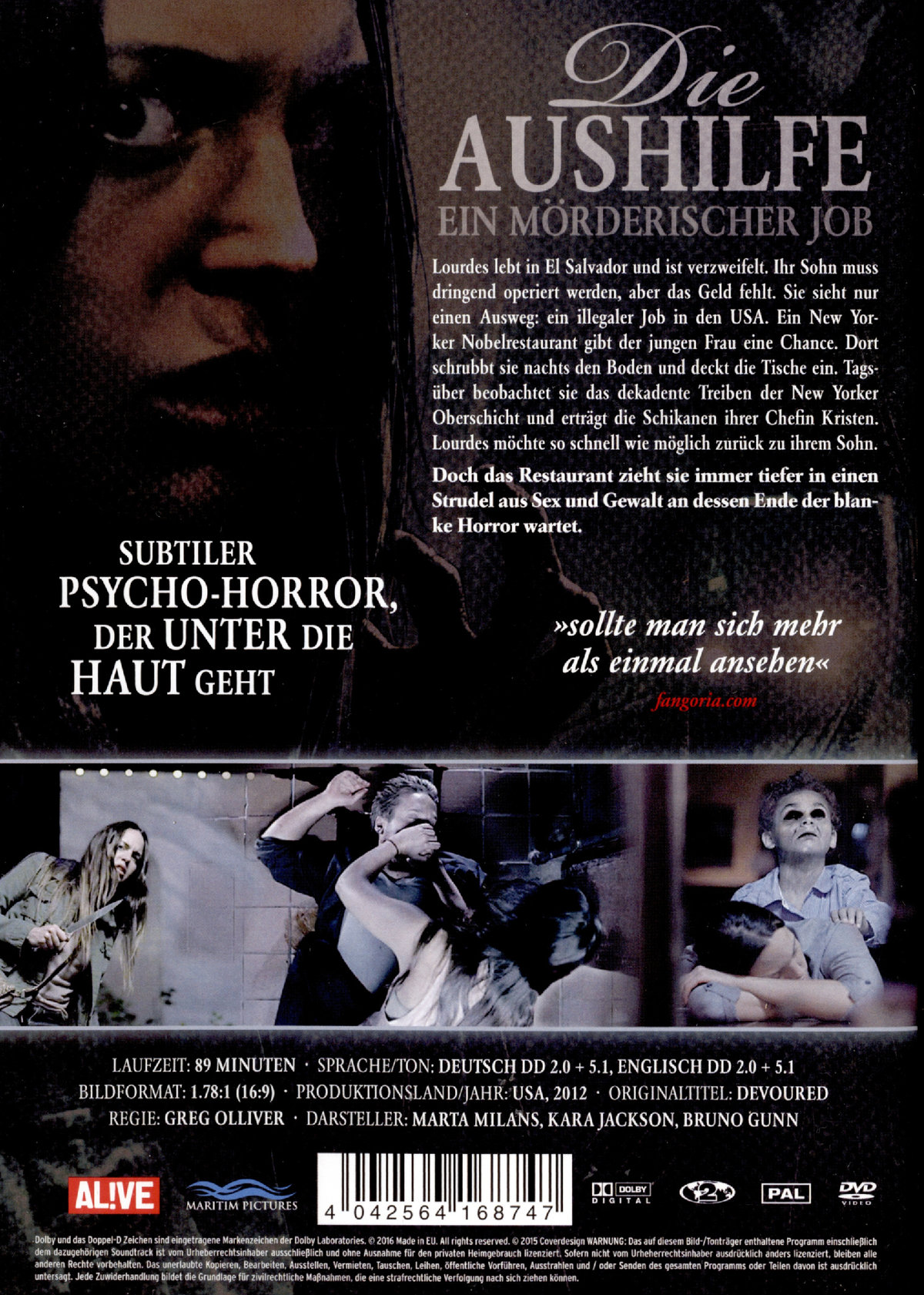 Aushilfe, Die - Ein mörderischer Job