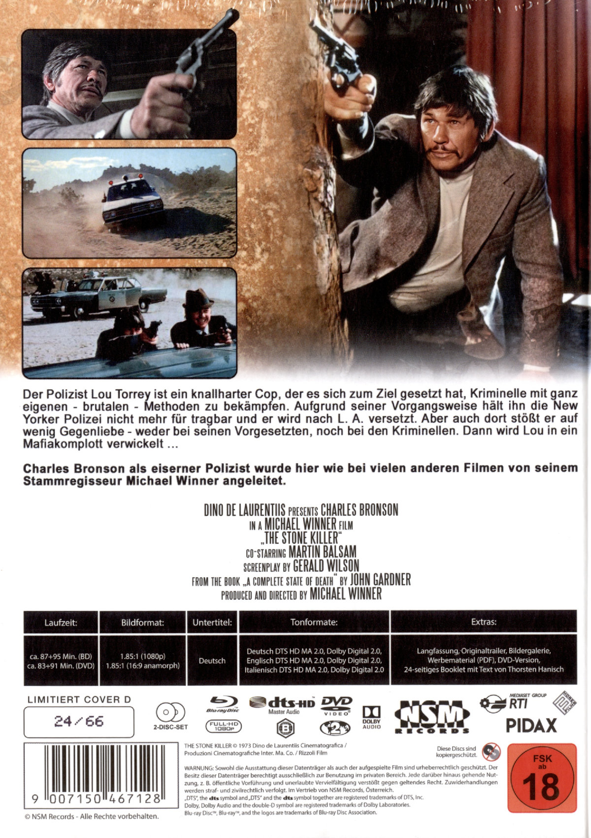 Ein Mann geht über Leichen - Uncut Mediabook Edition  (DVD+blu-ray) (D)