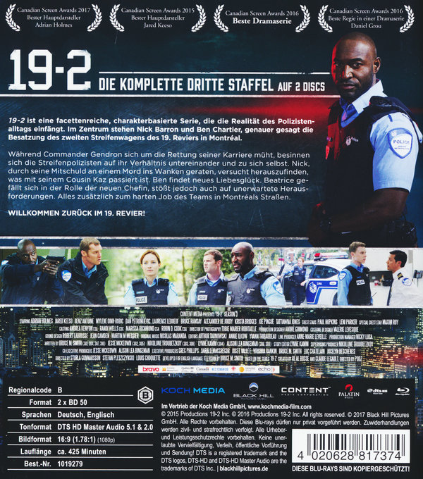 19-2 - Staffel 3  [2 BRs]  (Blu-ray Disc)