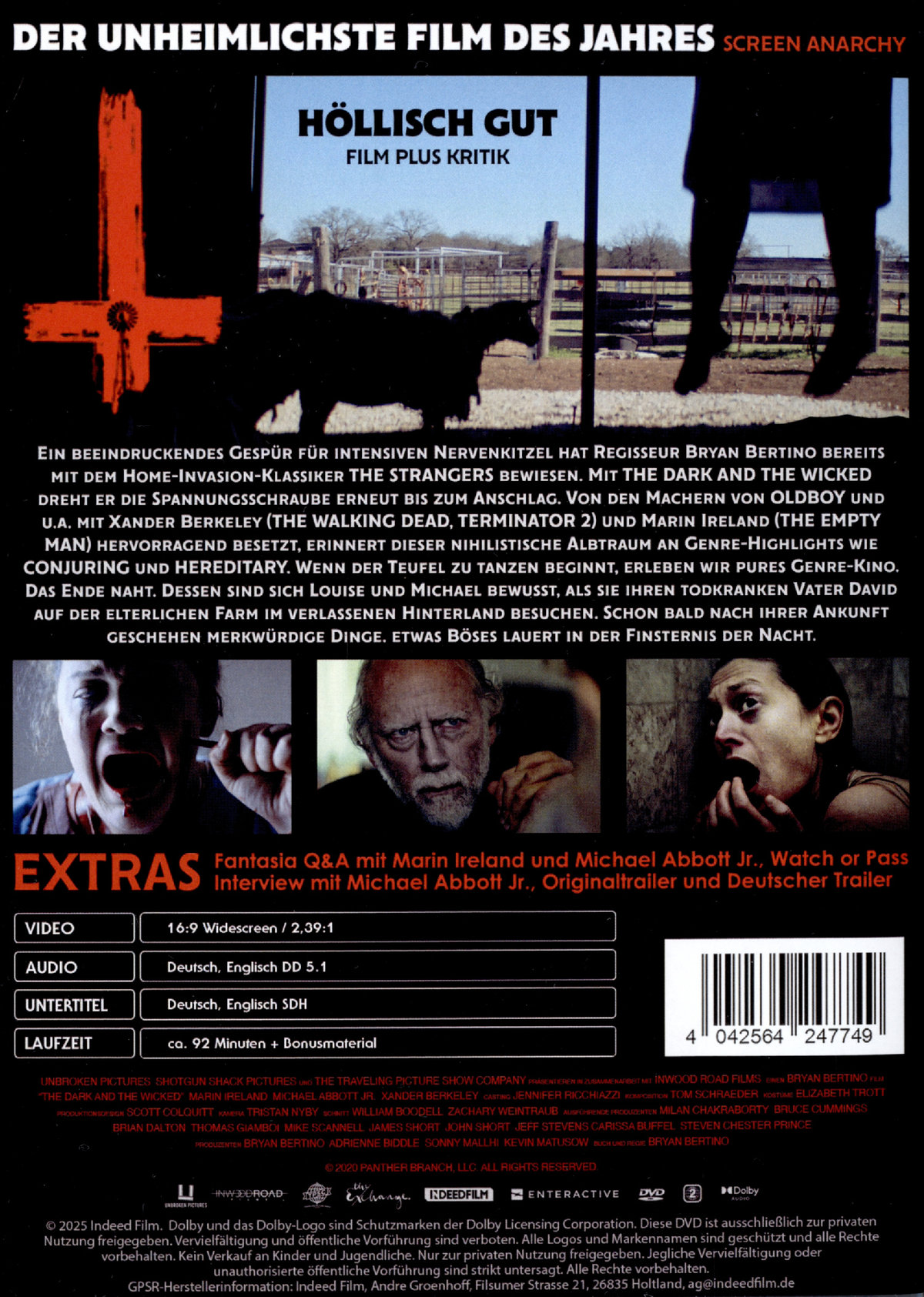 The Dark and the Wicked  (DVD)