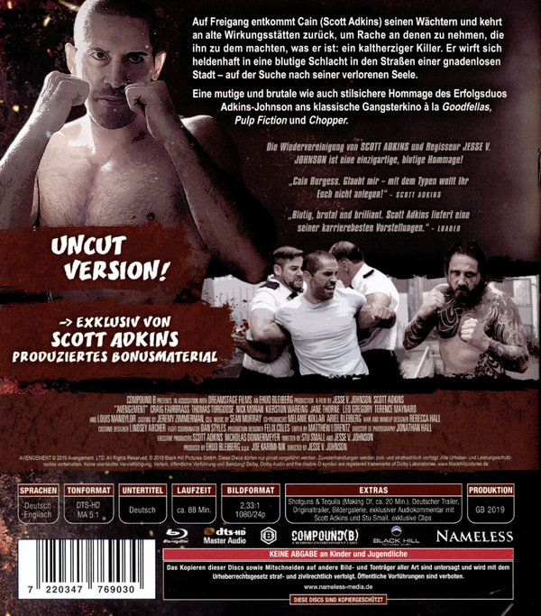 Avengement - Blutiger Freitag - Uncut Edition (blu-ray)