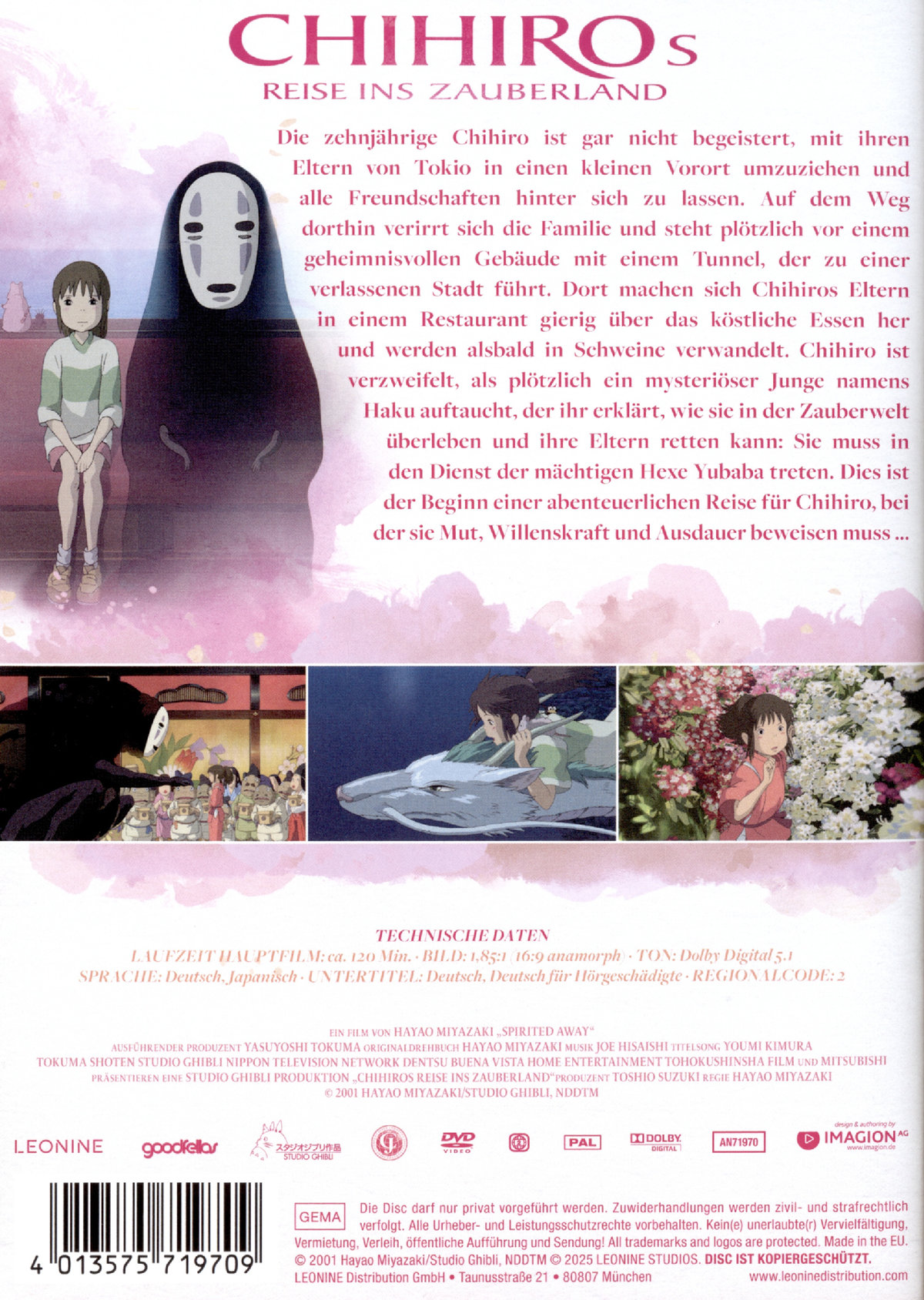 Chihiros Reise ins Zauberland - White Edition  (DVD)