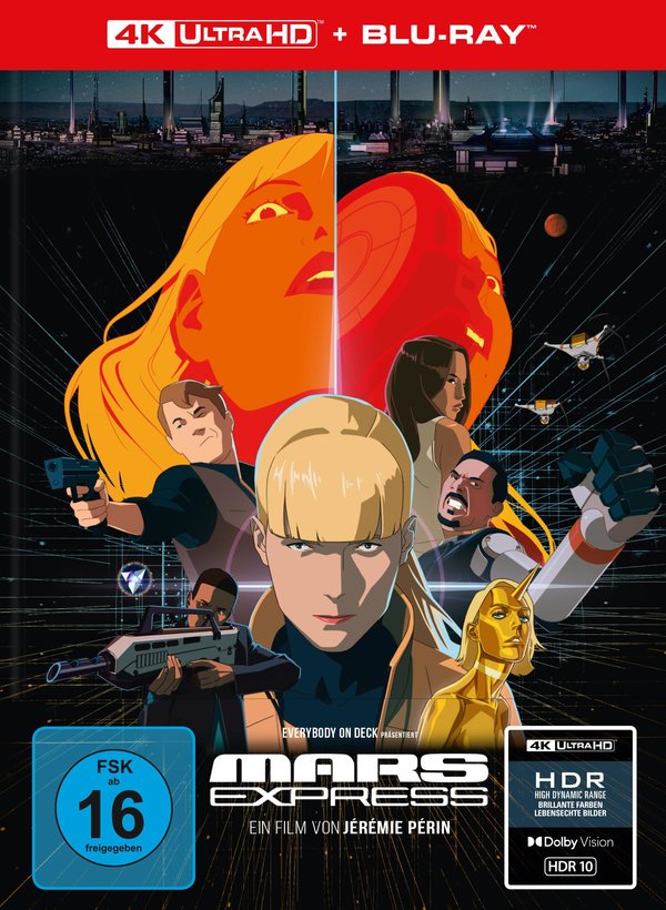 Mars Express - Uncut Mediabook Edition  (4K Ultra HD+blu-ray)