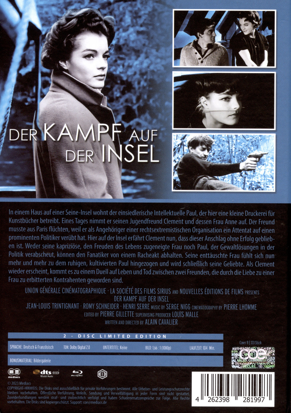 DER KAMPF AUF DER INSEL - Uncut Mediabook Edition  (DVD+blu-ray) (B)