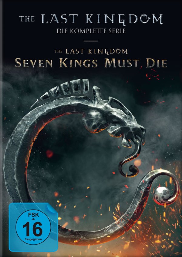 The Last Kingdom – Die komplette Serie (Staffel 1–5) + The Last Kingdom: Seven Kings Must Die - Komplettbox im Softcover-Schuber  [24 DVDs]  (DVD)