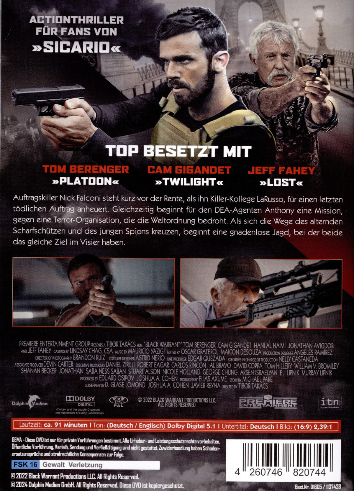 Black Warrant - Tödlicher Auftrag  (DVD)