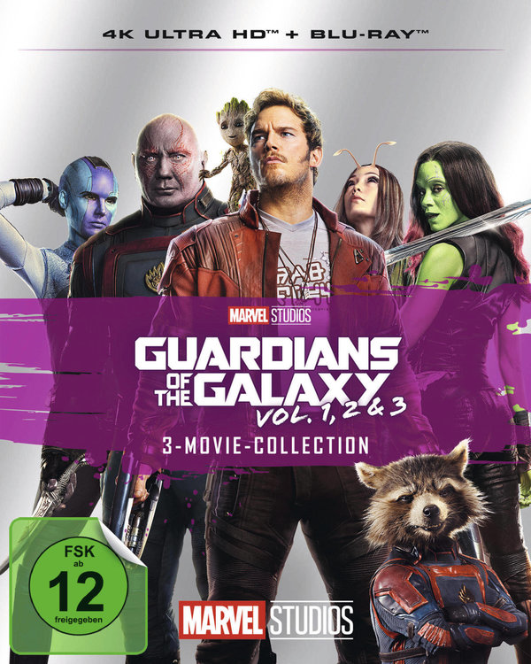 Guardians of the Galaxy -  3-Movie Collection  (4K Ultra HD) (+ Blu-ray)