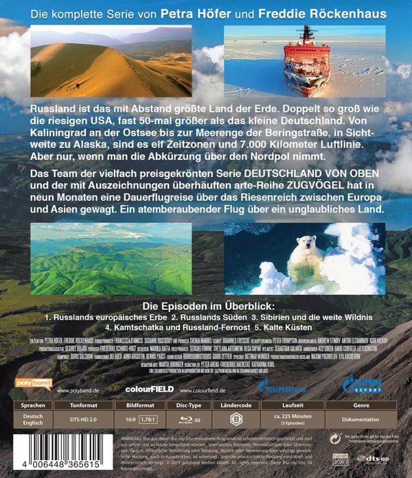 Russland von oben - Die komplette Serie  (Blu-ray Disc)