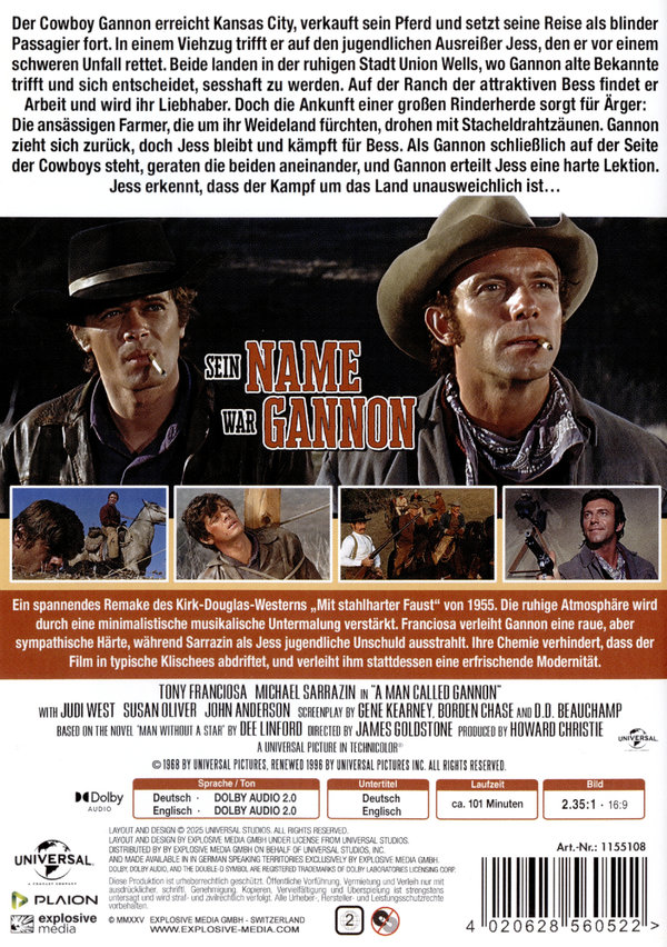 Sein Name war Gannon  (DVD) Sein Name war Gannon  (DVD)