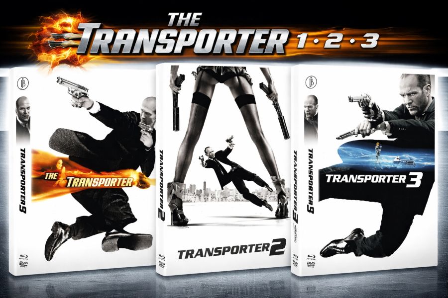 Transporter 1-3 - Uncut Mediabook Edition Bundle  (DVD+blu-ray) (A)