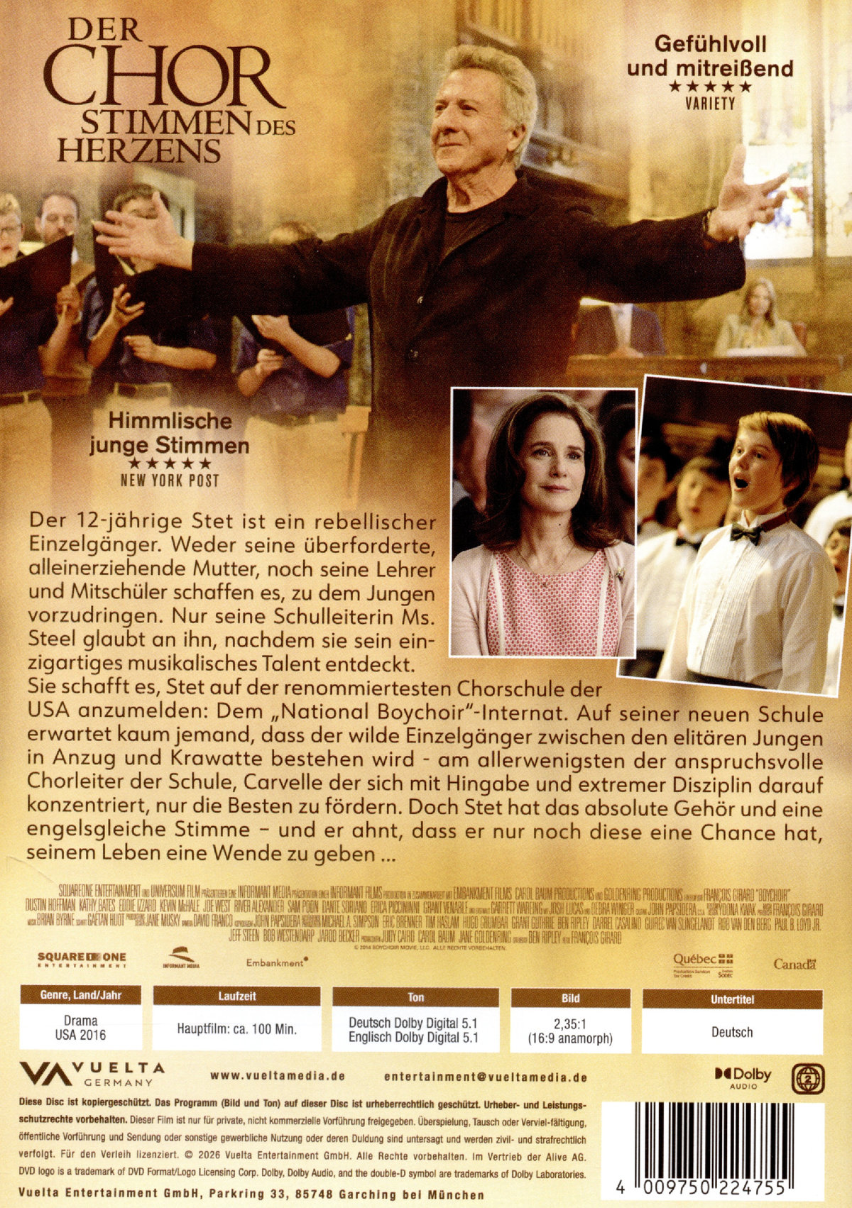 Der Chor - Stimmen des Herzens  (DVD)