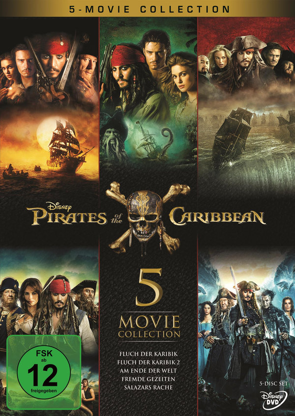 Pirates of the Caribbean 1-5 Box