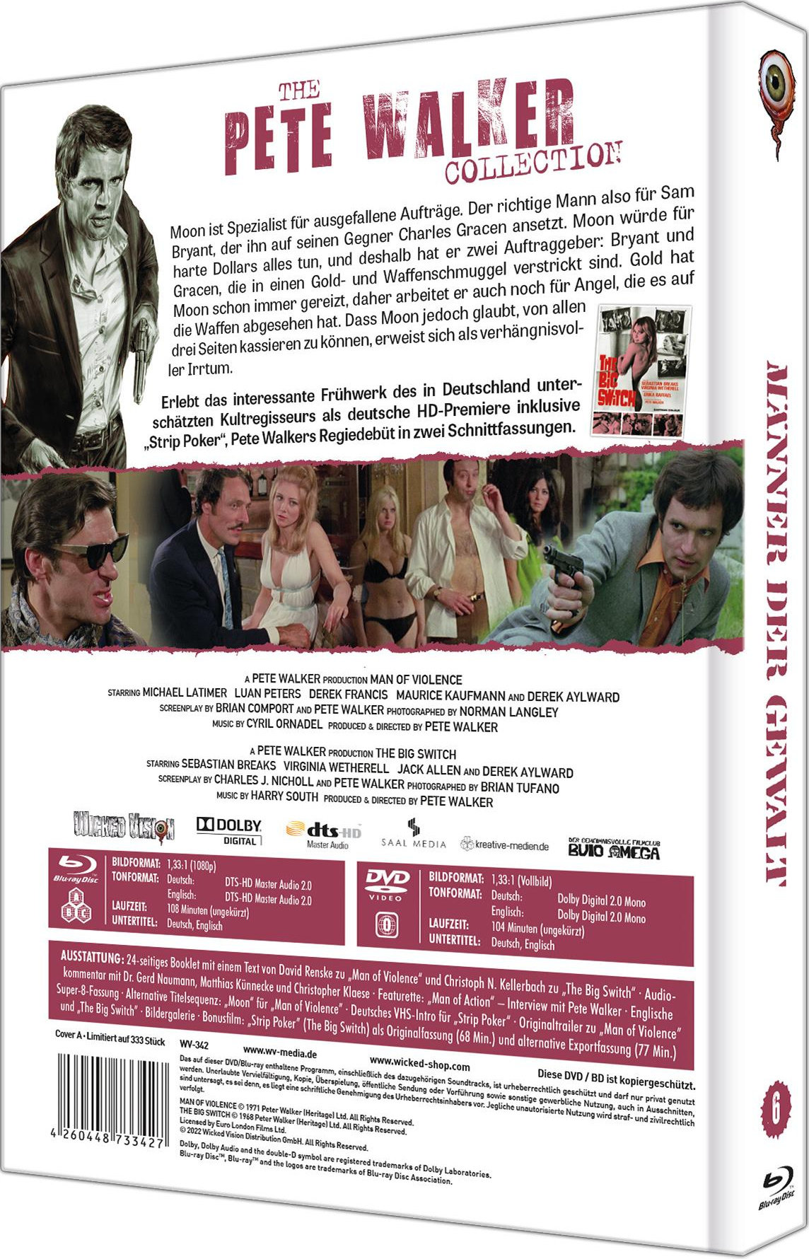 Männer mit Gewalt - Uncut Mediabook Edition (DVD+blu-ray) (A)