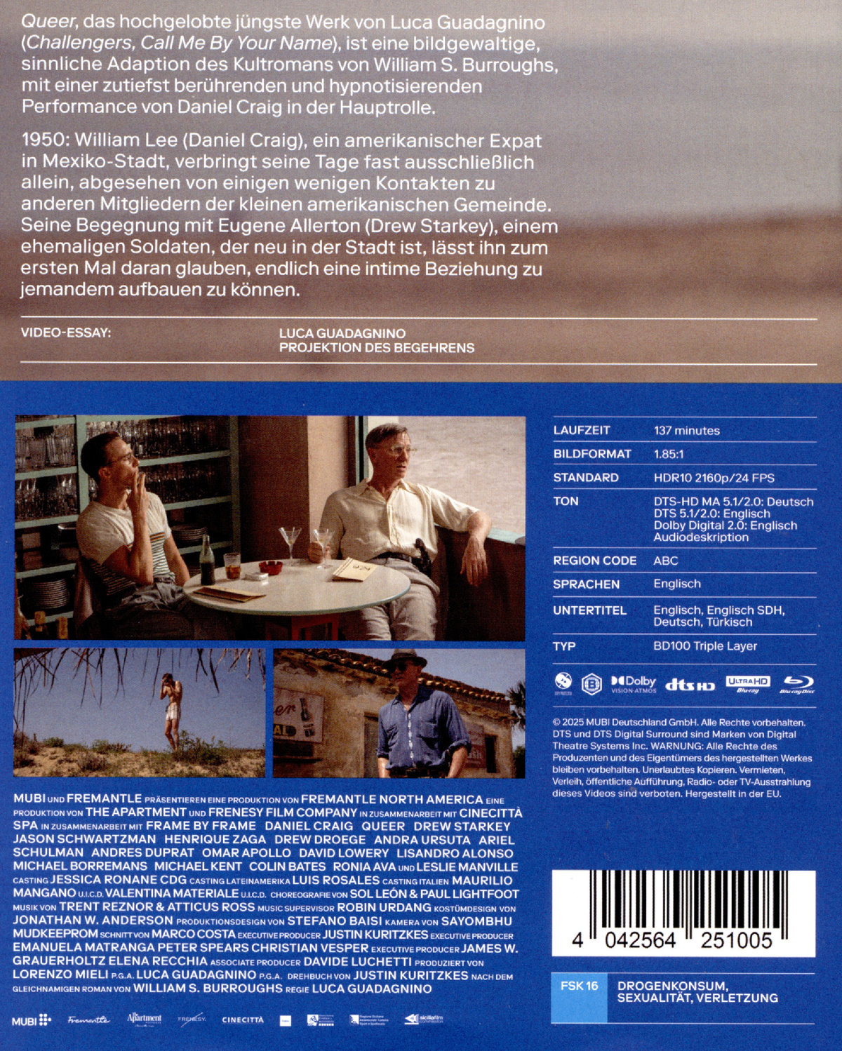 Queer  (4K Ultra HD)  (Blu-ray 4K Ultra HD)