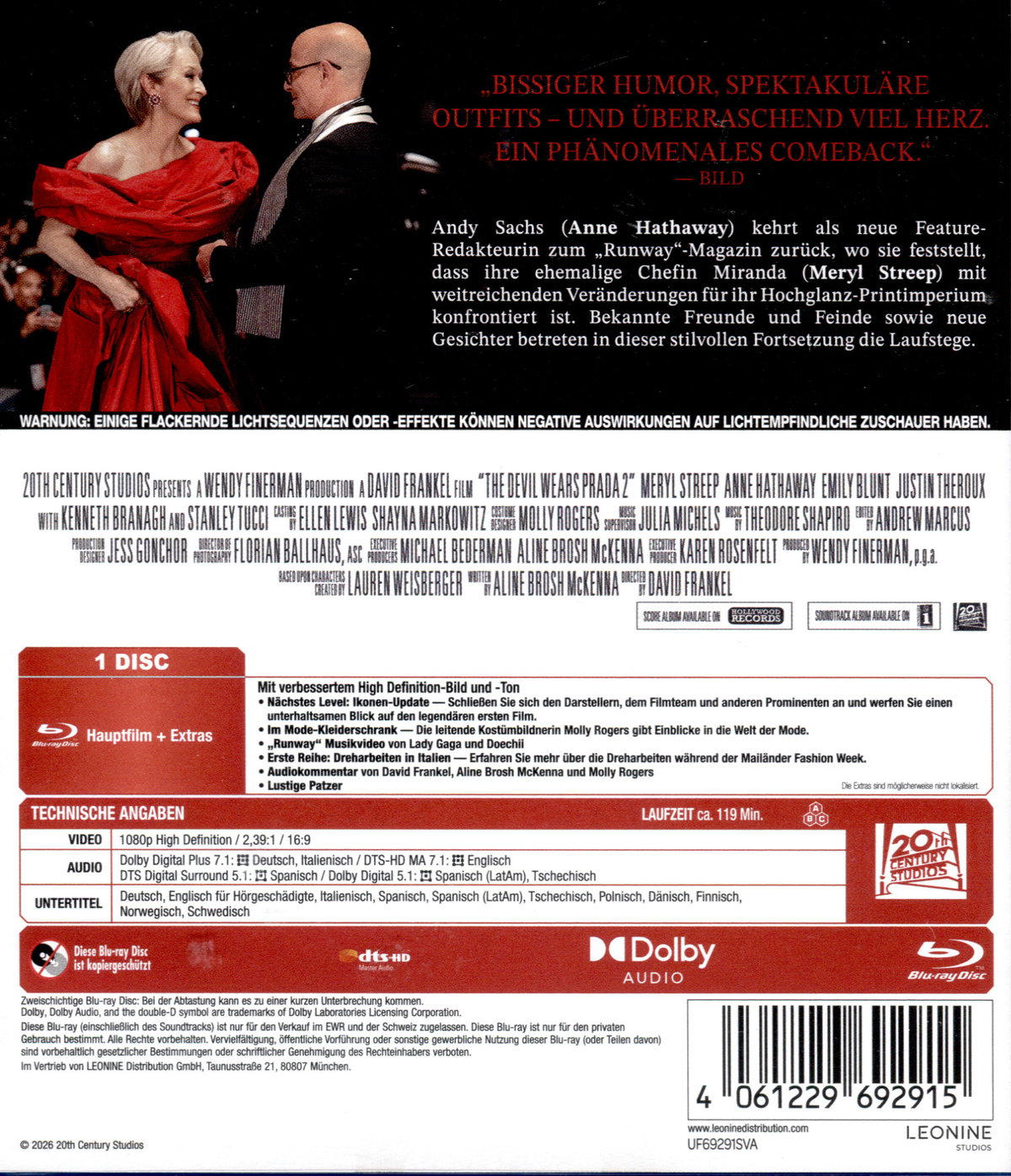 Der Teufel trägt Prada 2  (Blu-ray Disc)