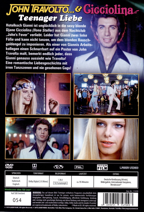 John Travolto & Cicciolina - Teenager Liebe  (DVD)