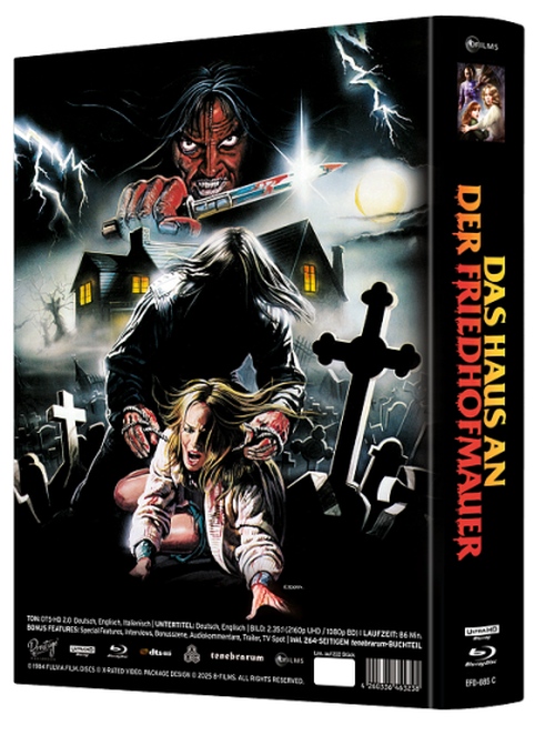 Haus an der Friedhofmauer, Das - Uncut Mediabook Edition  (4K Ultra HD+blu-ray) (C)