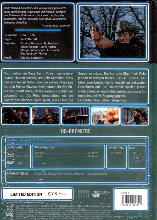 Jagdzeit in Texas - Uncut Mediabook Edition  (DVD+blu-ray) (B)