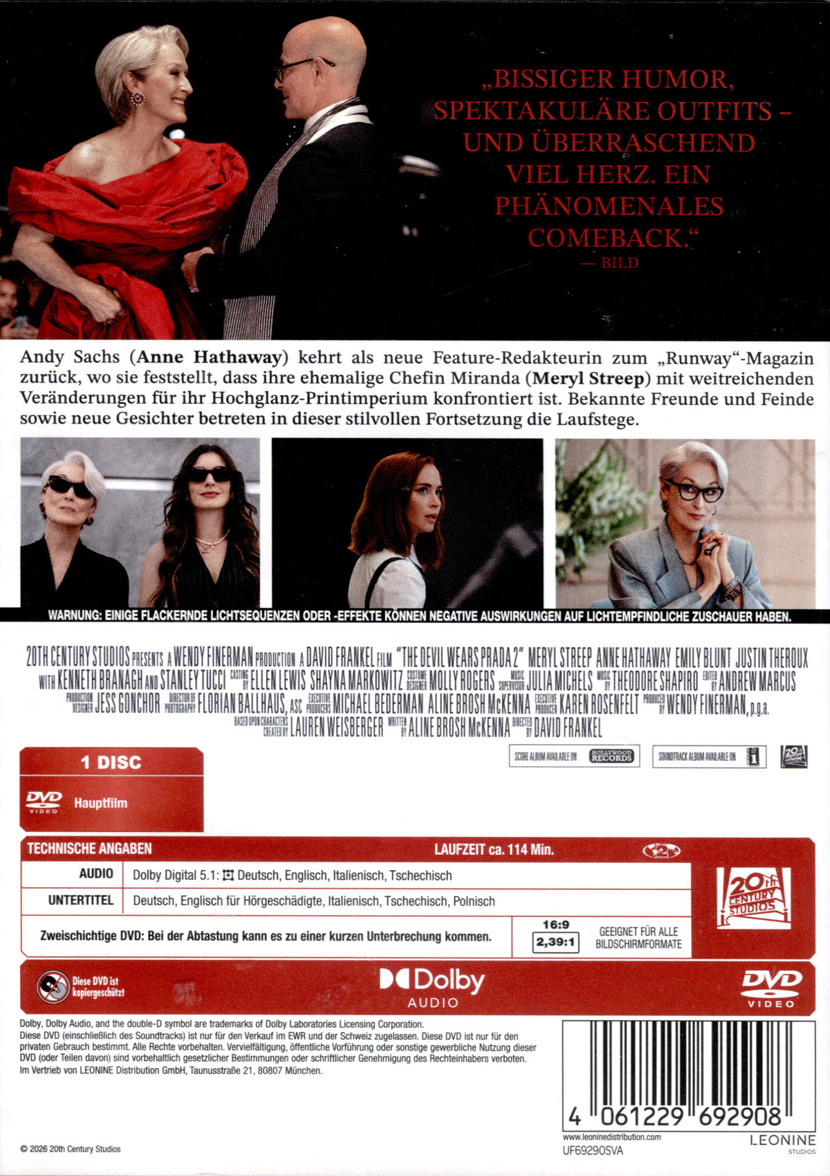 Der Teufel trägt Prada 2  (DVD)