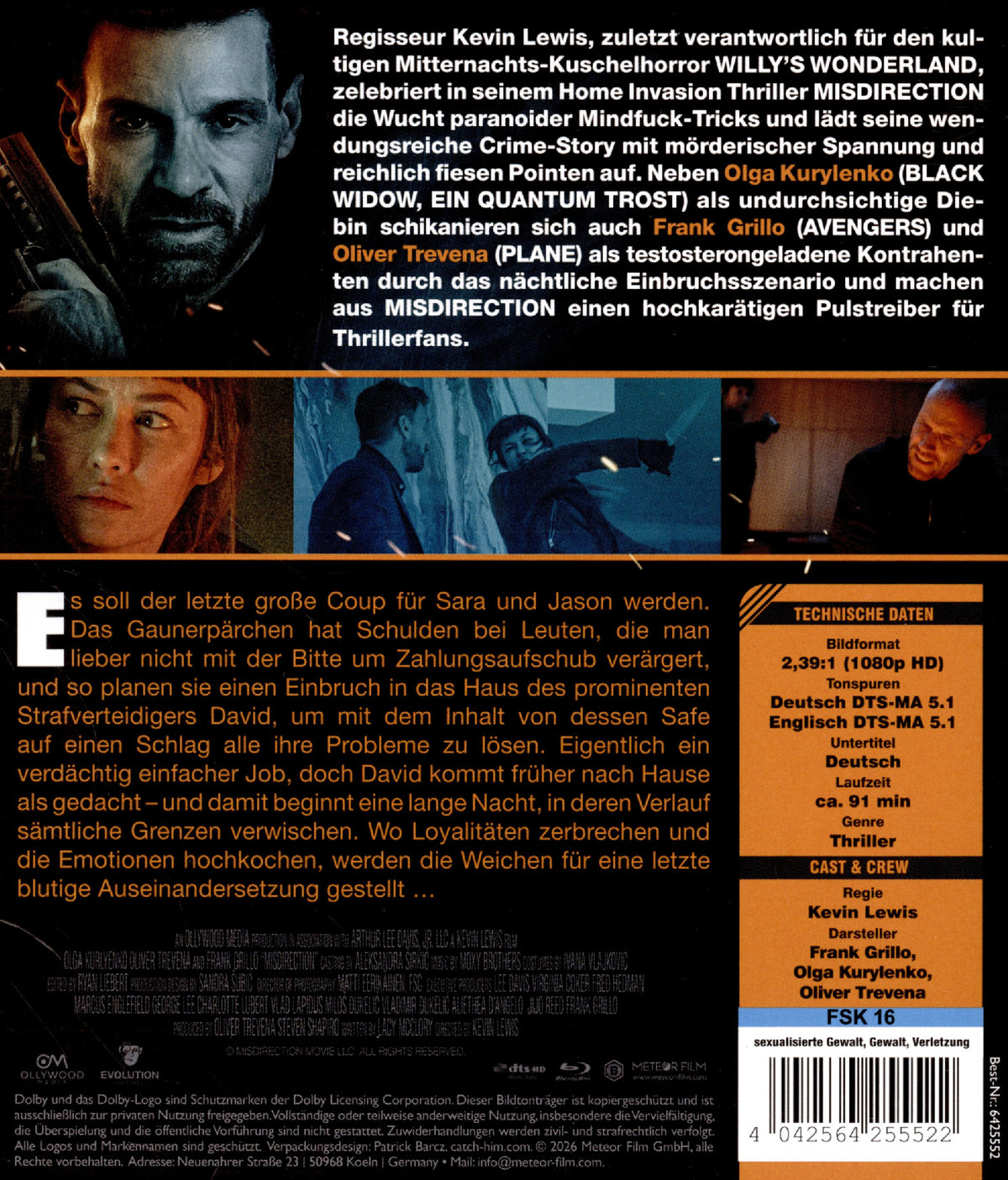 Misdirection: Rache sitzt tief  (Blu-ray Disc)